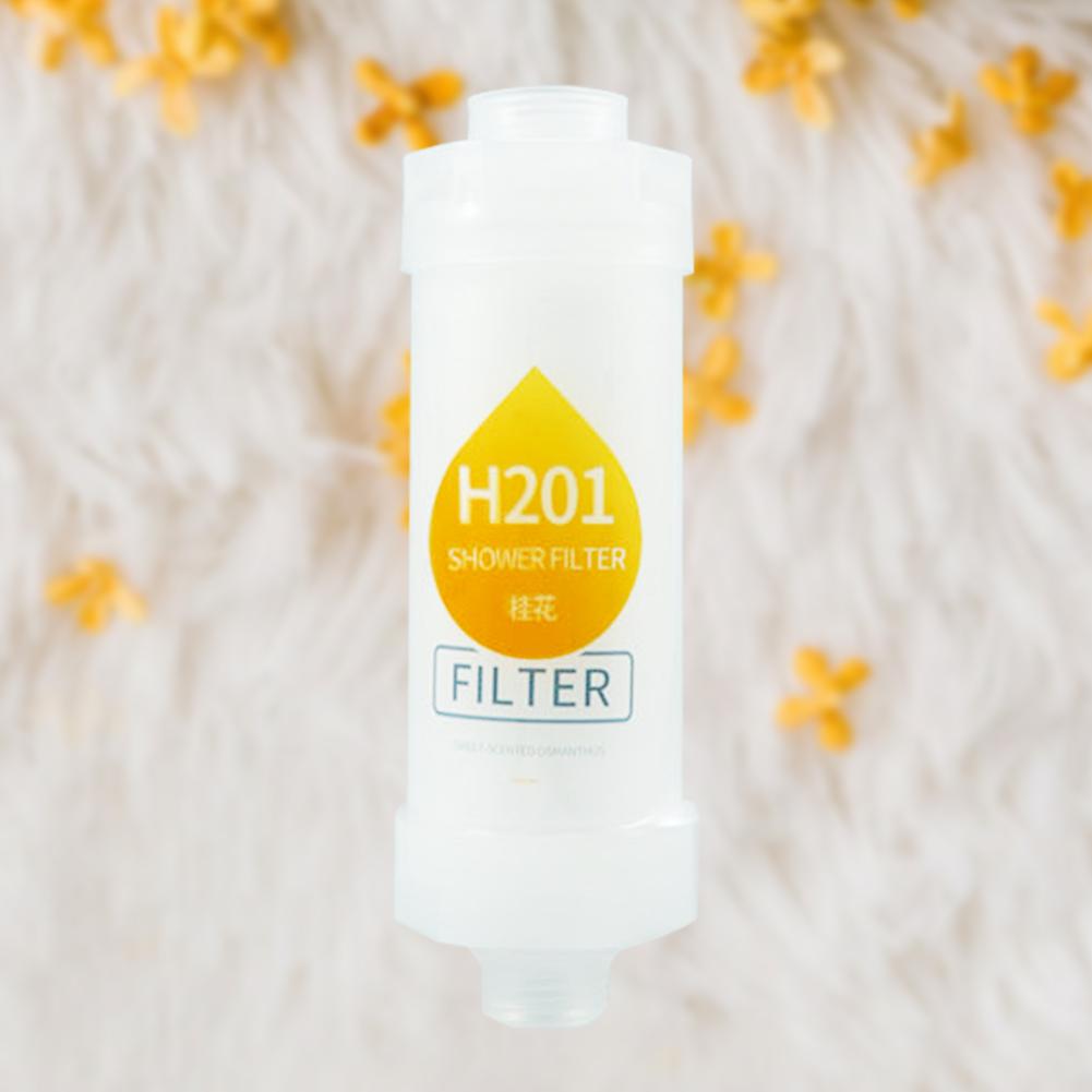 Scented Shower Head Filter Scented Shower Water Filter Chlorine Removal Water Softener Bathroom Accessories Improve Hair/Skin