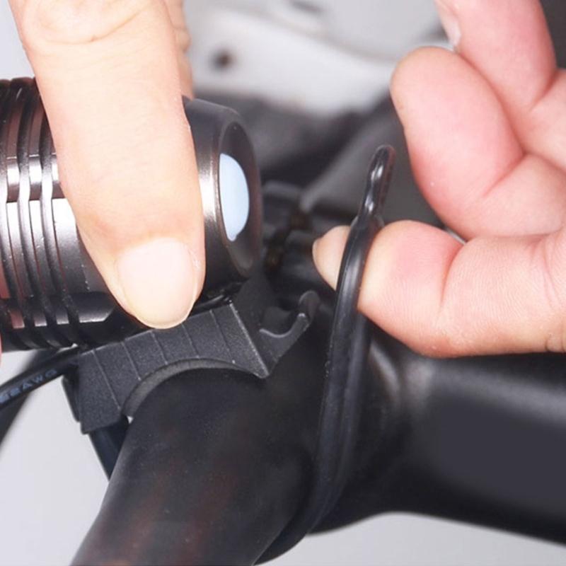 Versatiles Silicones Strap Suit Bike Headlights Strap Handlebars Lamp Strap for Bike Lamp and Accessories