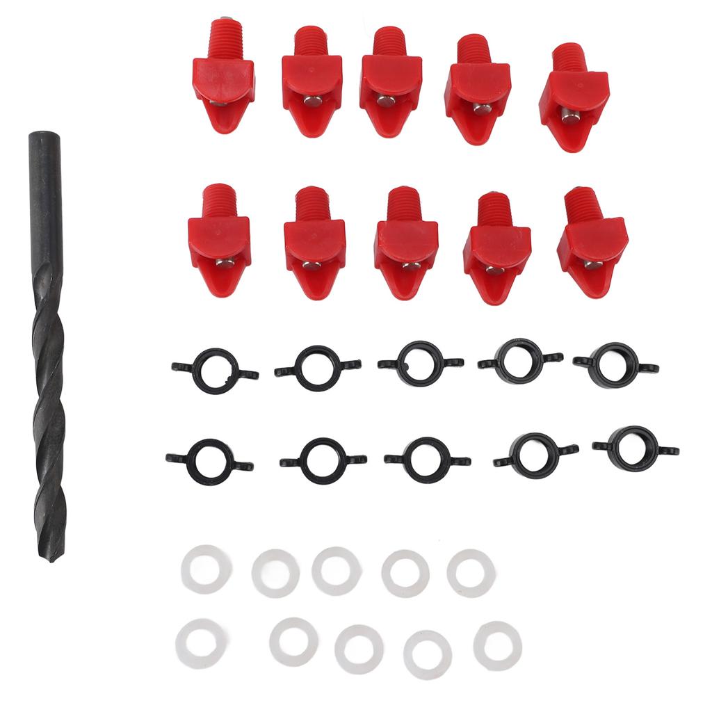 Horizontal Chicken Water Nipples Plastic Automatic Poultry Waterer Kit for Pipe Bucket