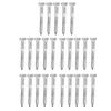 304 Stainless Steel Half Thread Bolt Wood Hex Lag Screws Self Tapping Wood Coach Screw