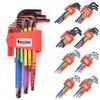 9PCS High Quality 1.5mm-10mm Allen Key Set Ball-End Color Torx Wrench Set Hand Tools L-shaped Hexagon Spanner