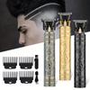 Rechargeable T9 Hair Clipper with Titanium Alloy Blade, Brushless Motor, Washable, Quiet Operation, Suitable for General Use and Pets