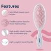 Gubb Tropical Bloom Oval Hair Brush For All Hair Types 1 Piece