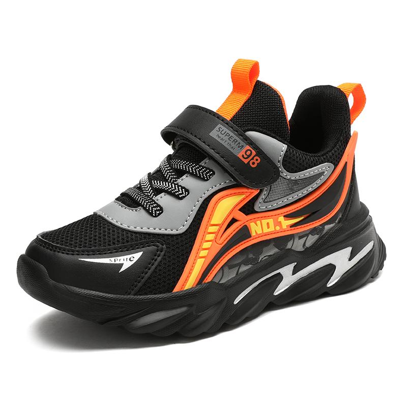 Dětské lehké a módní nízké boty na suchý zip táta Neformální Outdoor Sportovní boty Tenisky