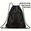 Drawstring Backpack Men's Large Capacity Drawstring Backpack - Lightweight Daypack for Travel, Gym, Hiking - 1pc Minimalist Backpack Bag