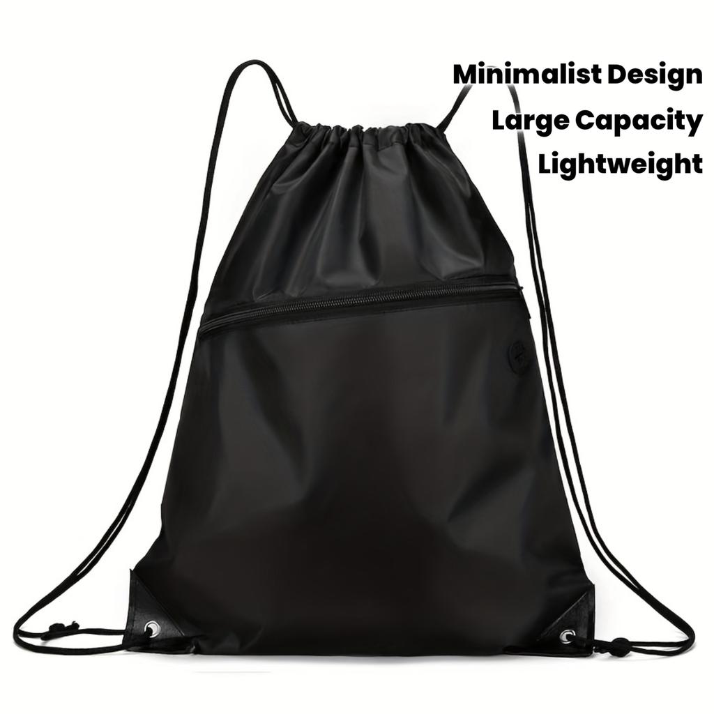 Drawstring Backpack Men's Large Capacity Drawstring Backpack - Lightweight Daypack for Travel, Gym, Hiking - 1pc Minimalist Backpack Bag