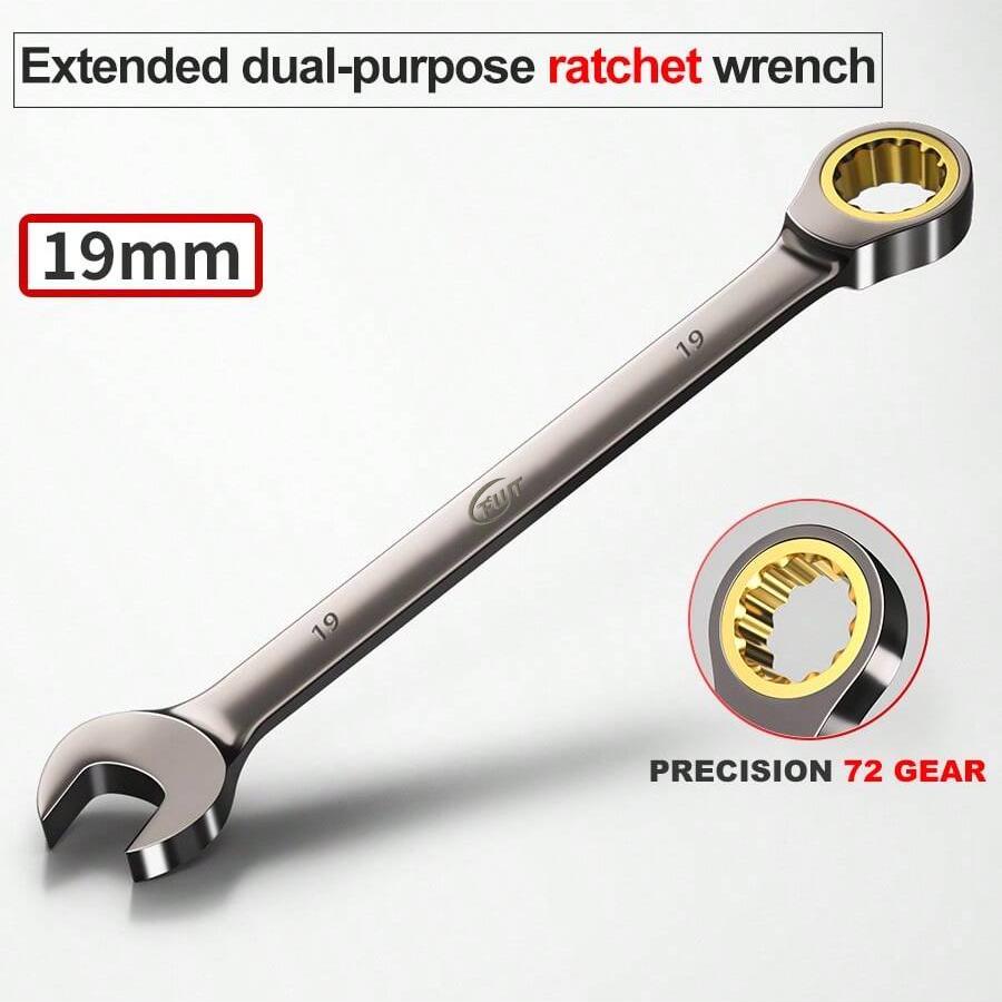 Ratchet Wrench 6-32mm, Combination Wrench, Dual-Use Wrench, Universal Repair Tool for Car and Motorcycle Maintenance