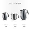 BODUM COLUMBIA French Press Coffee Maker, Double-Wall, 500ml, Silver, with Stainless Steel Filter, Insulated, Ideal for Outdoor Use [Authentic Product