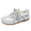 Soft leather mesh breathable women's summer new retro pink soft sole soft surface running net shoes