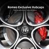 2026 Horké Alfa Romeo 4ks 60mm Středová krytka kola Kryt náboje Znak Odznak Samolepka Autopříslušenství Pro Alfa Romeo 4C 159 166 Spider G