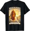 Walk for Peace Monks with Aloka The Peace Dog T-Shirt