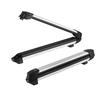 Ski & Snowboard Roof Rack, Carry up to 6 Pairs of Skis or 4 Snowboards, 2 PCS Aluminum Universal Car Roof Rack Top Holder with Lock & Rubber Padding