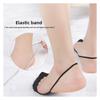 Summer Invisible Suspenders Ice Stockings Women's High Heels Anti-wear Feet Padded Solid Color Light Mouth Invisible Socks