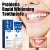 Whitening Toothpaste with Probiotics Deep Clean Breath Freshener Enamel Protection for Morning Oral Routine