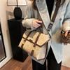 Large Capacity Bag Women's Winter New Retro Handbag Commuter Bag Shoulder Crossbody Double Shoulder Women's Bag