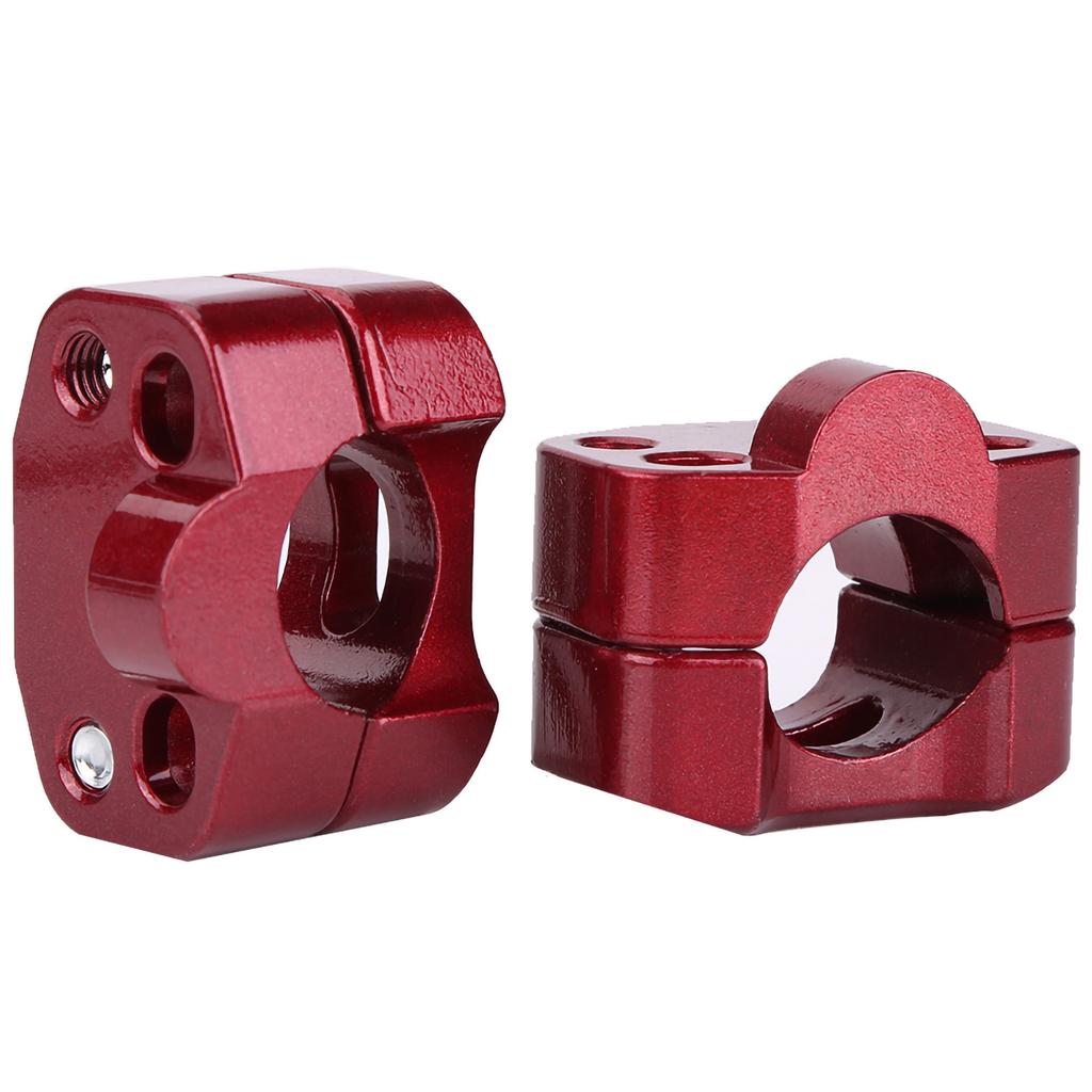 Aluminum Alloy 28mm 1 1Celsius8 Motorcycle Handlebar Handle Bar Mount Clamps Riser Red