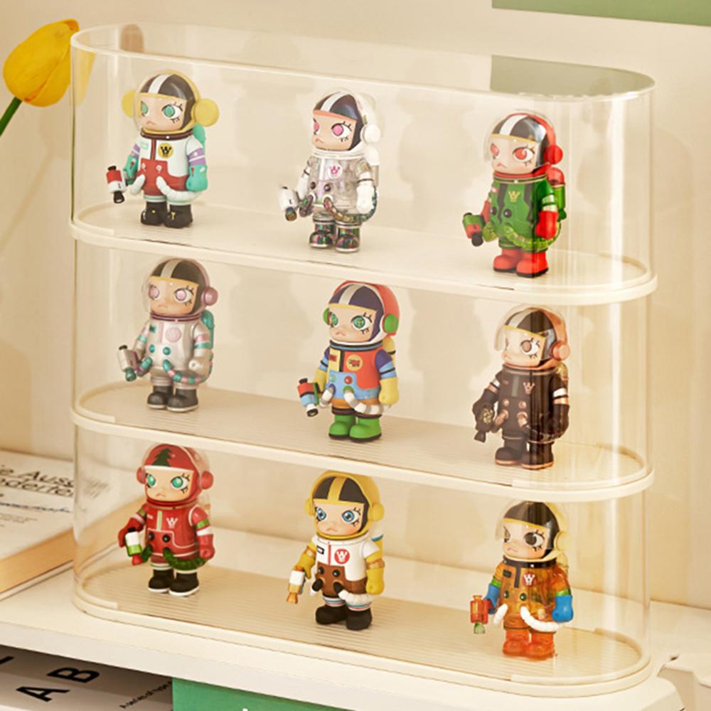 Transparent Storage Box, Desktop Figurine Display Rack, Doll Storage Rack, Dustproof And Stackable Blind Box Storage Rack