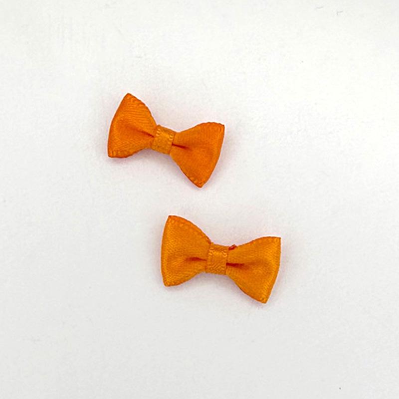 2cm Handmade Mini Cotton Bows for DIY Clothing & Doll Accessories