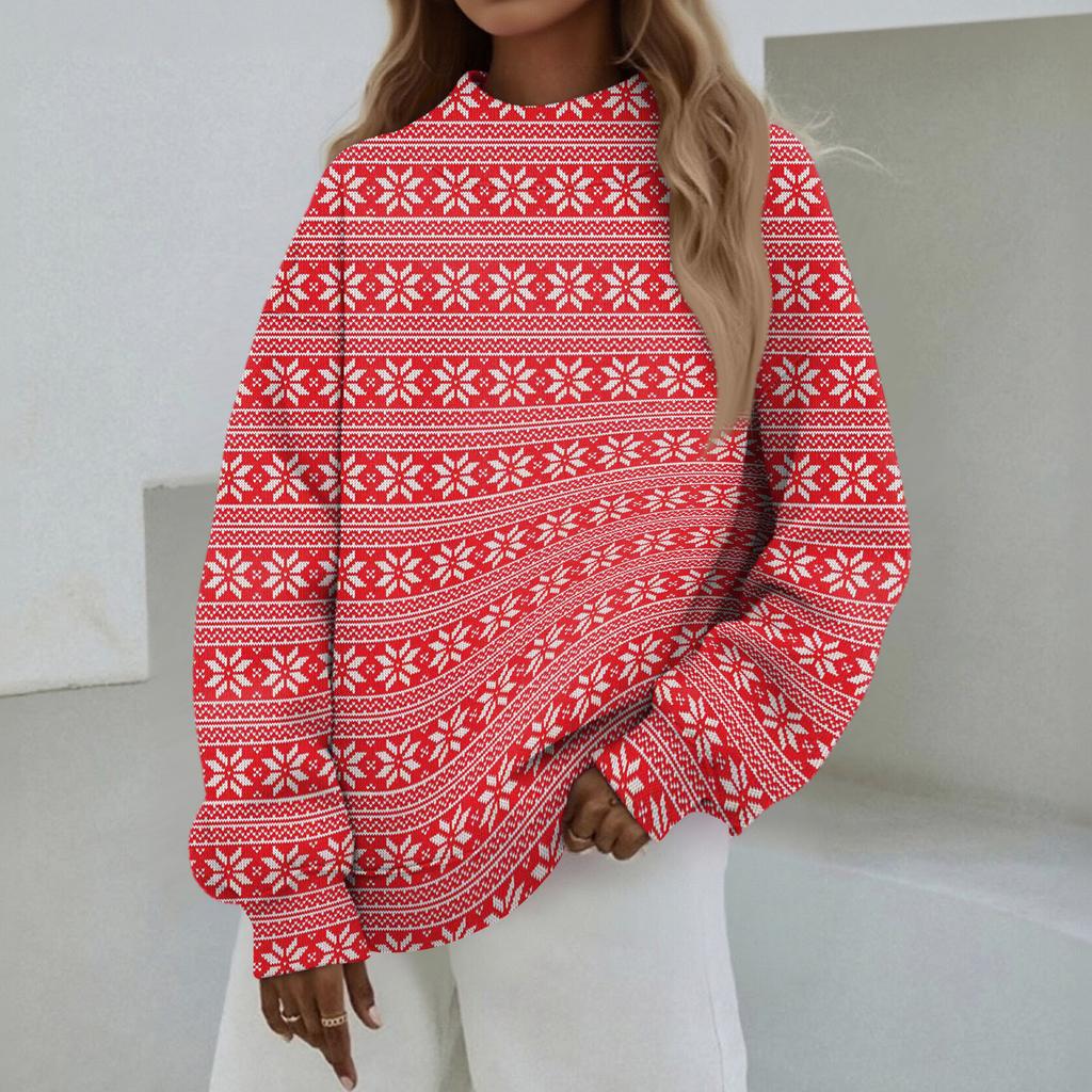 Mock Neck Sweatshirt Women Fall Comfort Oversized Sweatshirt Dressy Pullover Sweatshirts No Hood Cozy Turtleneck Tops