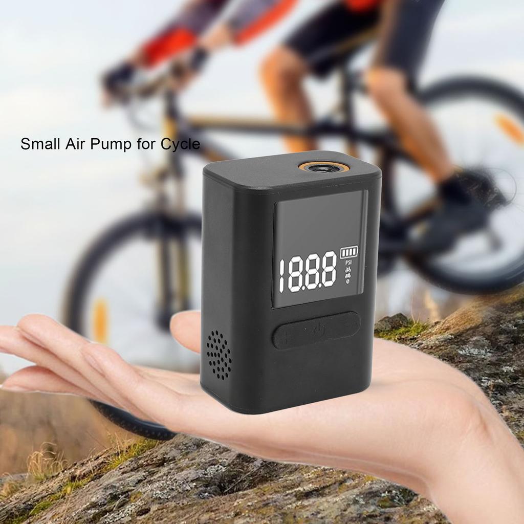 Portable Cycle Tire Pump 100PSI 1000mAh Electric Cycle Tire Inflator Air Pump for Cycling