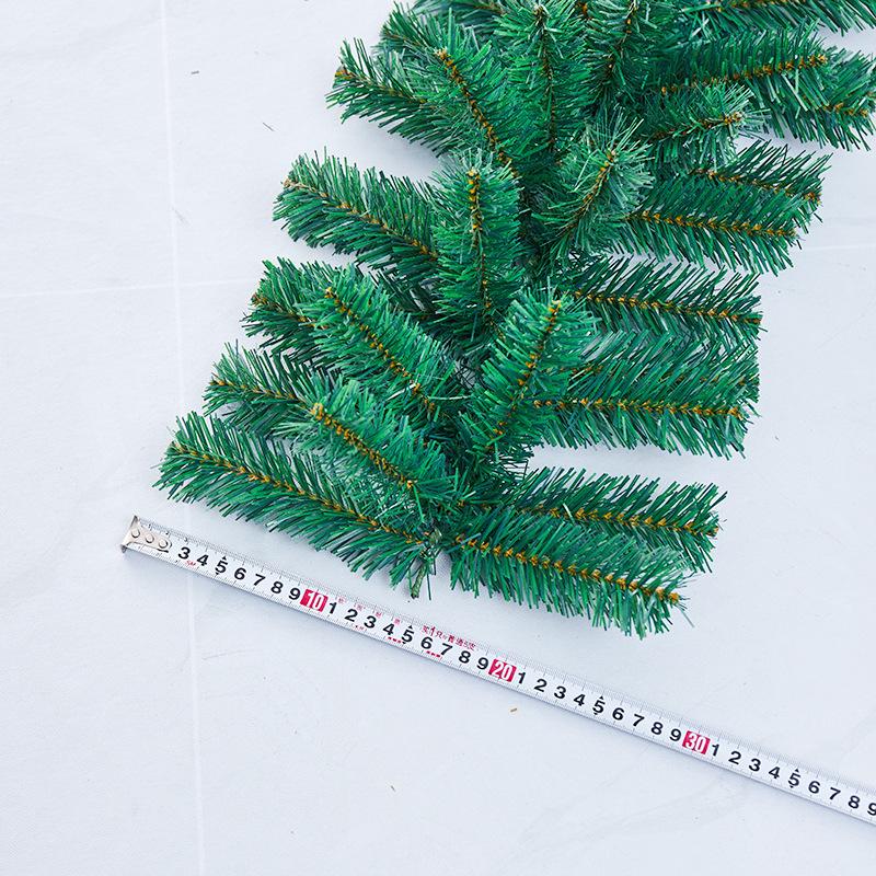 2,7m Zelená vánoční girlanda pro dekorace a výstavy v nákupních centrech