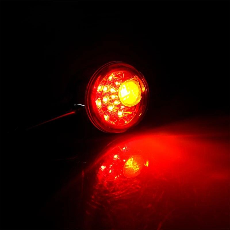 Motorcycle LED Signal Light Rear Turn Lamp Blinker Day Running Brake Turn Light For Harley Sportster XL883 XL1200 Iron 1992-2022