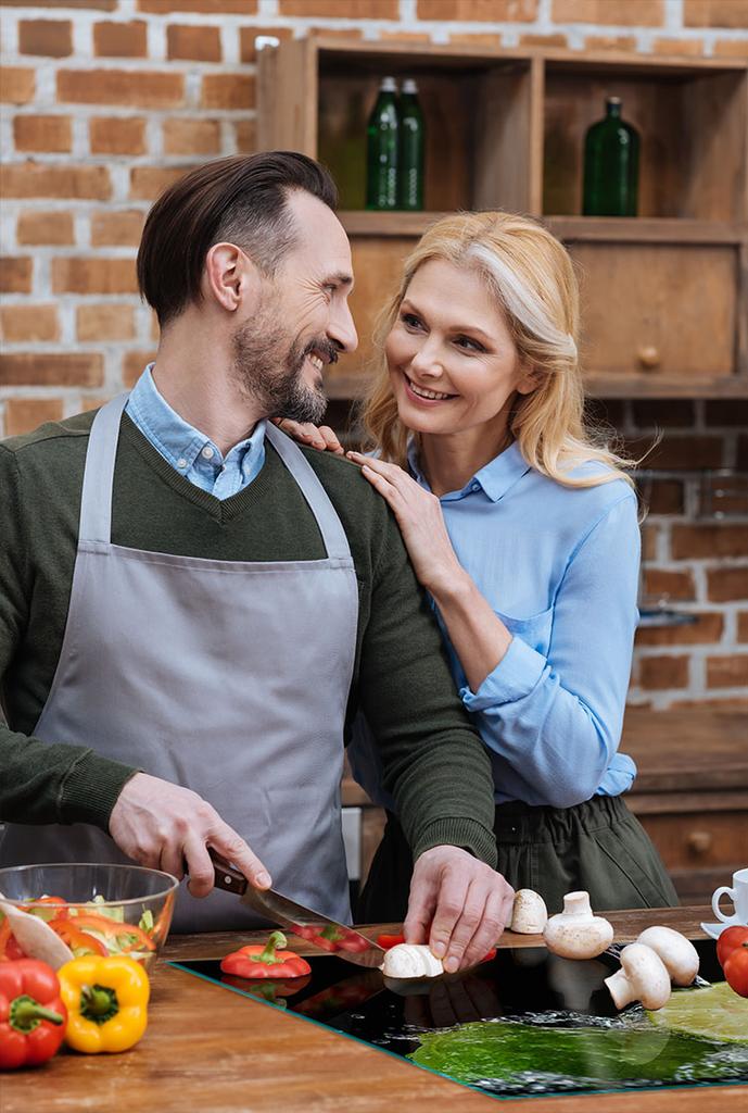 SZKLANA PŁYTA OCHRONNA NA KUCHENKĘ 70x52 CYTRYNA