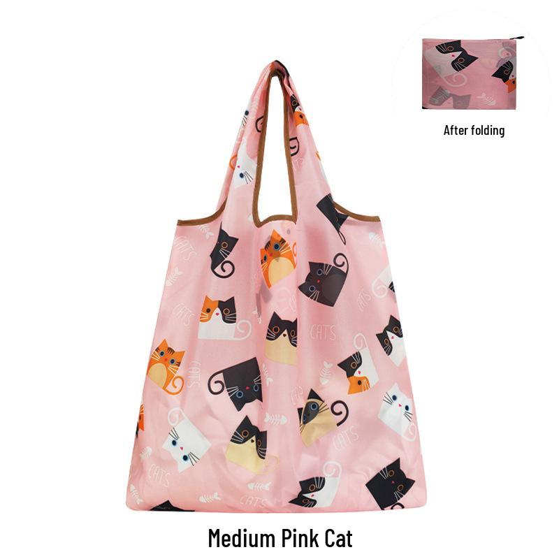 Bolsa Tote do Mickey: Sacola de Compras Grande, Dobrável, Ecológica, Impermeável de Tecido Oxford