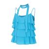 TVIEW Ruffle Sleeveless Tie Blouse_V6B-Cbl063
