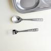 2 Sets of Baby Vroom Vroom Stainless Steel Basic Cutlery, Spoon + Fork, Korean Popular Tableware