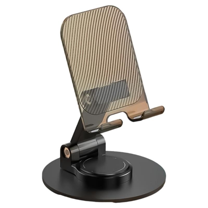 Phone Tablet Holder Support for Watching Video Live Multifunction Folding Holder Phone Stand 360 Degree Rotating Bracket чёрный