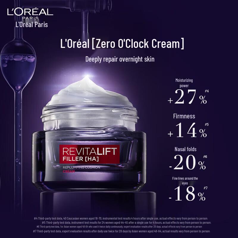 L'Oréal Revitalift Hyaluronic Acid Midnight Cream