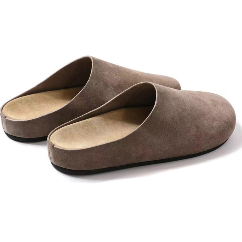 Fashion Crestar New Women's Slippers Fashion Spring Thick Sole Casual Flat Shoes Outdoor Beach Sandals Brand Suede Clogs Mules Slippers