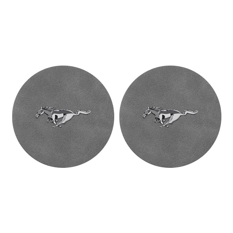 Badge Car Cup Coaster Waterproof Non-Slip Sift-Proof Spill Saucer For Ford F150 Focus Ranger Fiesta Transit Mustang Mondeo MK2 MK3 Fusion