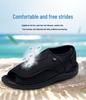 Zhivago 2020 Summer Men's Wide Black Velcro Sandals for Obesity & Wide Feet - Extra Large