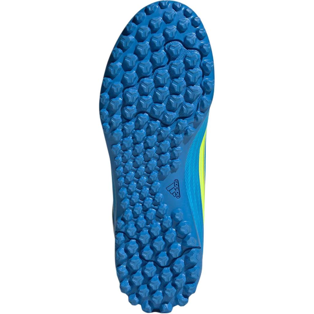 adidas F50 Club Vel TF Comfortable Fit Artificial Turf Outdoor Firm Ground Cleats Low Top Soccer Shoes Bright Blue Kids Sneaker JS1486
