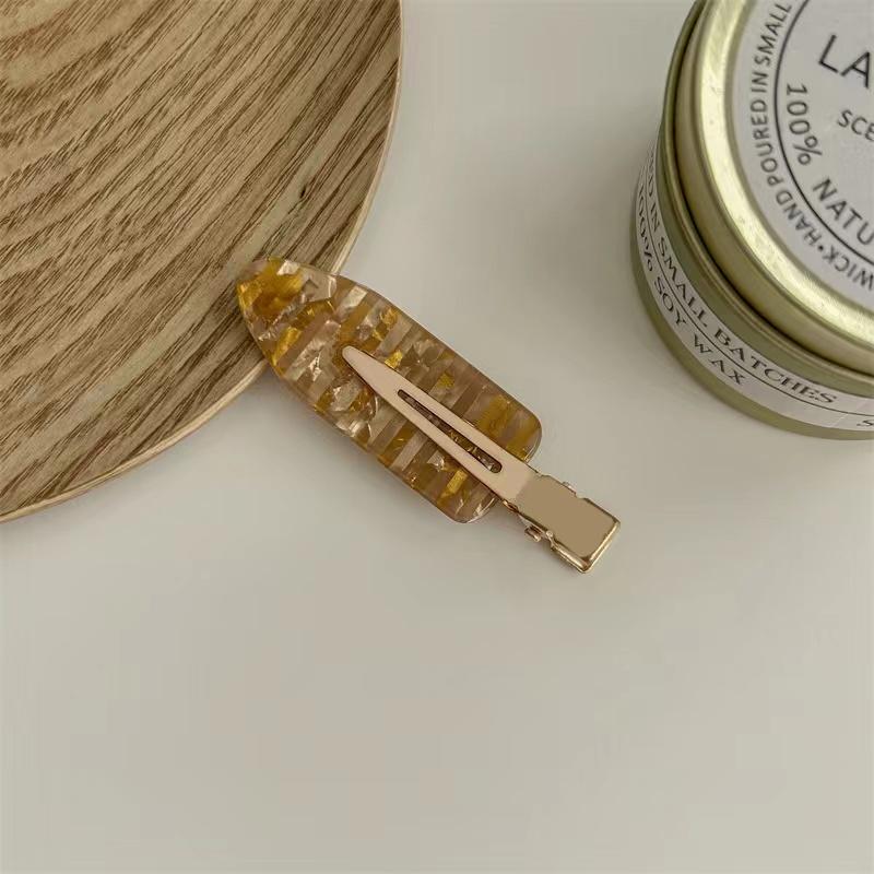 Acetate Hairpin Men's And Women's Makeup Bangs Broken Hair Clip French Style Hair Clamp Fashion Hair Accessories