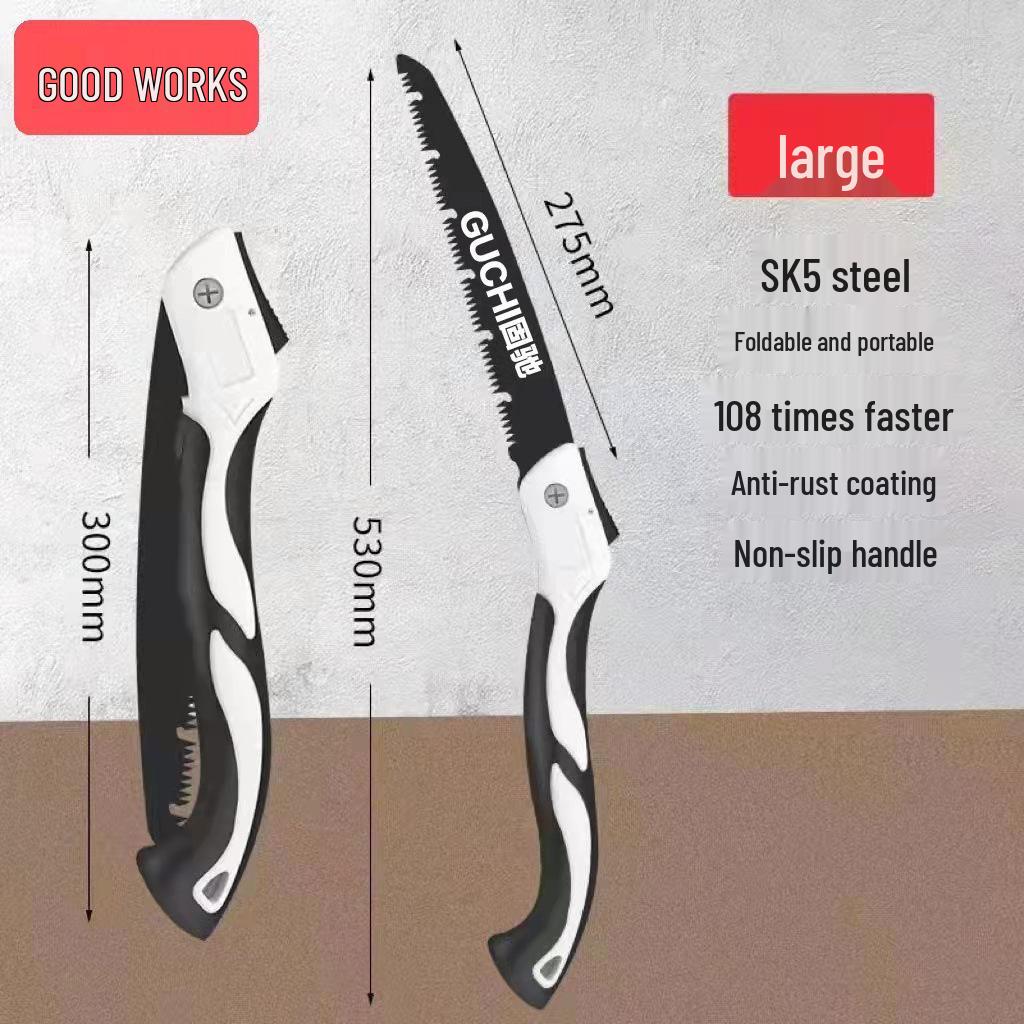 Compact Folding Hand Saw for Gardening and Pruning