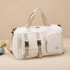Large Capacity Argyle Travel Duffle Bag, Sports Gym Bag - Spacious & Highly Portable with Shoe Compartment for Overnight Trips