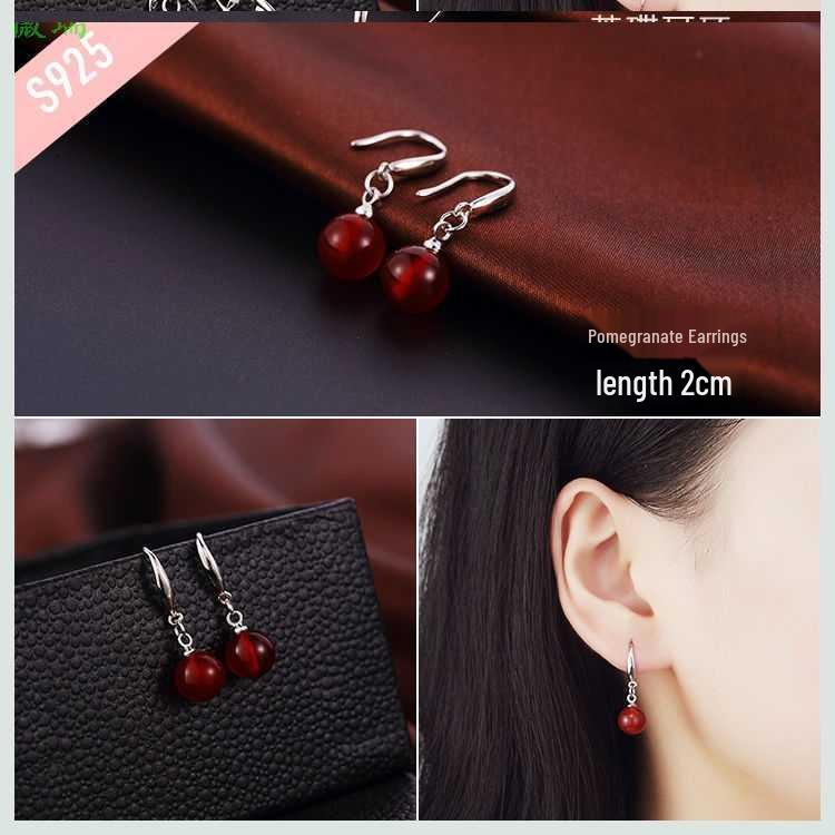 S925 Pearl Dangle & Stud Earrings - Exquisite European & American Style