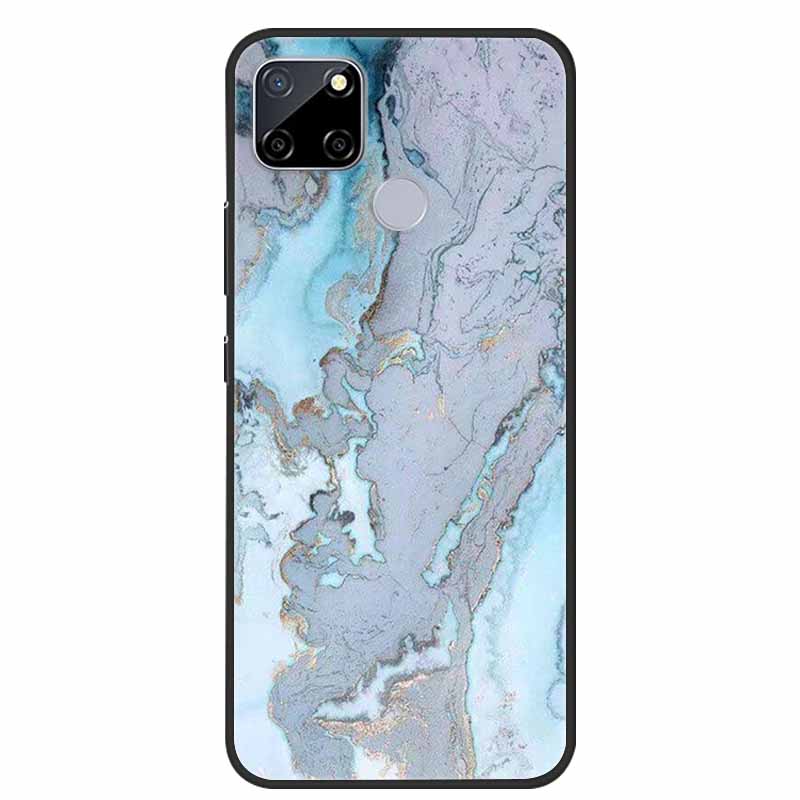 Für Realme C25 Hülle Marmor Silikon TPU Weiche Abdeckung Handyhülle Für OPPO Realme C25S C25 S Funda Stoßfest Coque RMX3191 Capa
