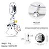Orstarry Copper Halloween Ghost Beads Original Pendants Bracelet Charm Jewelry Party Diy Trendy Gifts
