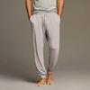 Men's Drawstring Pocket Cuffed Casual Pants Home Sleep Pants