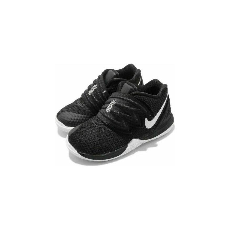 Nike Kyrie 5 Toddler Shoes Black White Infant And Toddler AQ2459-901