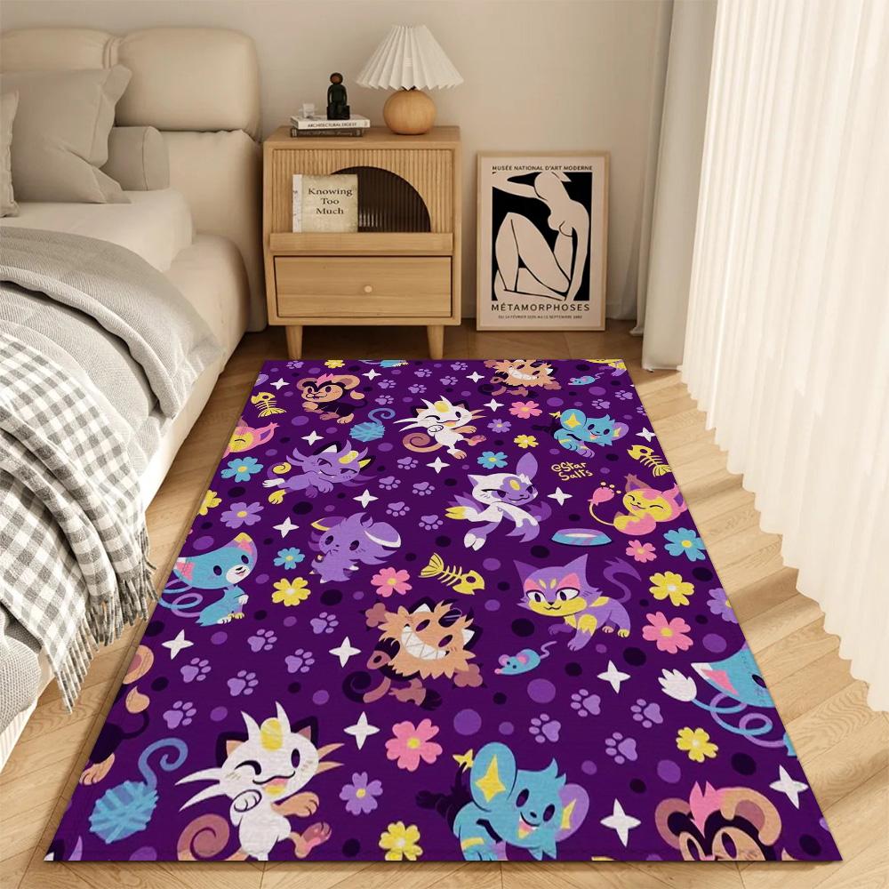 

Fashion Entrance Mat Living Room Rugs Decoration P-Pokemon Bedroom Carpet for Kitchen Doormat Front Door Balcony Bath Mats House 40x60cm