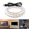 FASHION ITAT USB 3528 SMD LED 0,5/1/2/3/4/5m DC 5V Striscia per armadio TV Sfondo