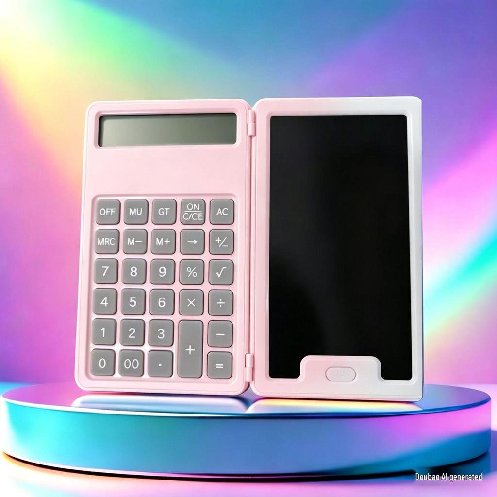 Multifunctional Portable Mini Calculator with Handwriting Board - Perfect for Business, Student, and Office Use