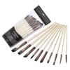 10Pcs/Set Nylon Paint Brushes Watercolor Miniature Art Drawing Kit  for Acrylic Oil Painting