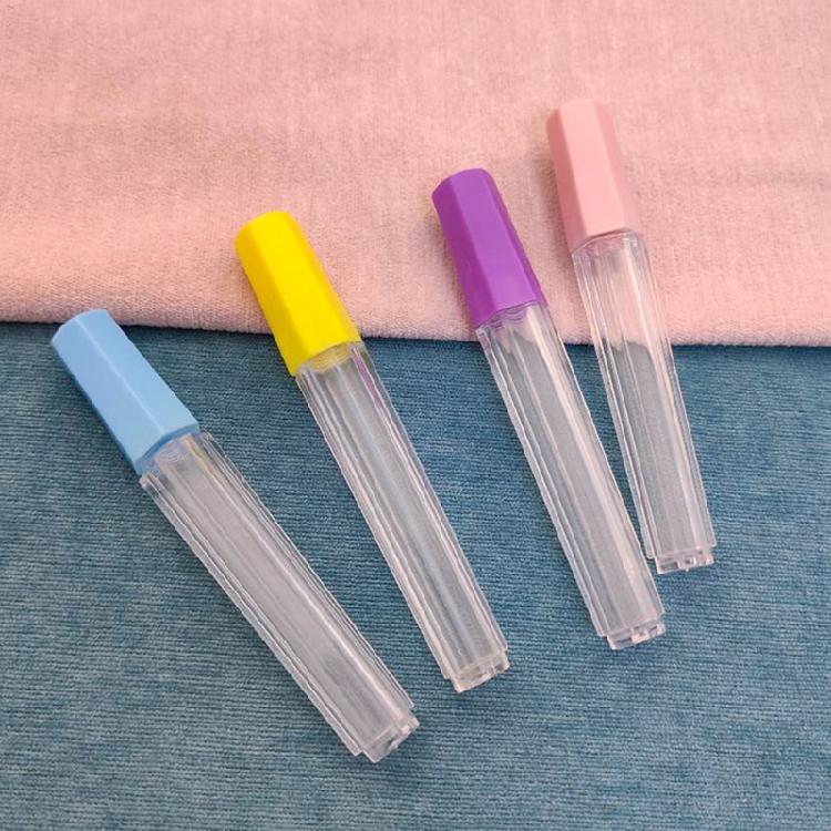 Contenitore per Aghi da Cucito in Plastica, Flacone per Spille, Contenitore per Perline e Bottoni, Tubo Trasparente per Conservazione Aghi da Cucito (4 Pezzi)