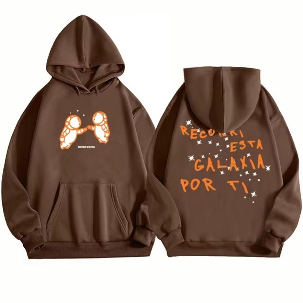 Autumn and Winter Plush Warm Cartoon Hooded Sweatshirt